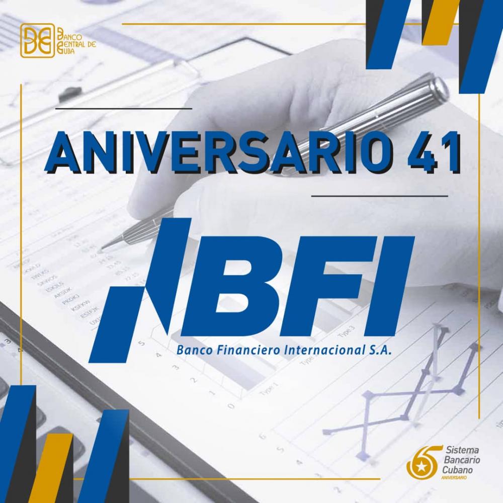 Imagen relacionada con la noticia :41 años de profesionalismo del Banco Financiero Internacional